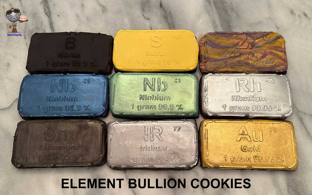 Chemistry Elements Cookies