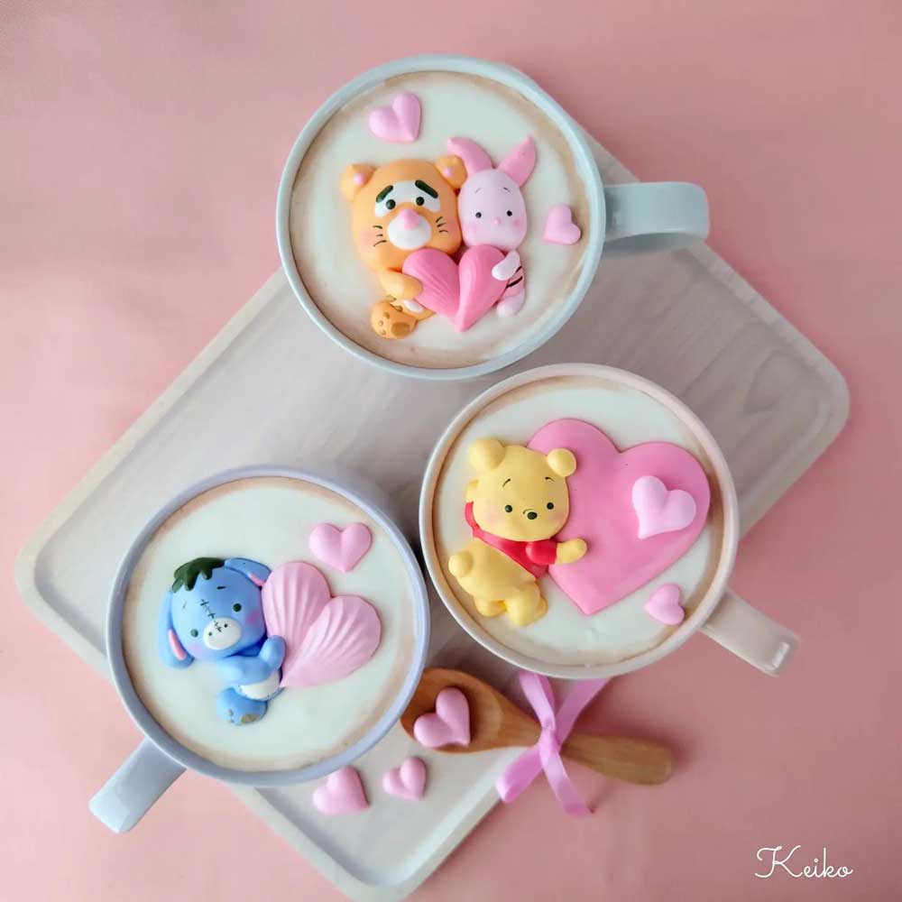 Tigger Eeyore Pooh Piglet Meringue Cookies