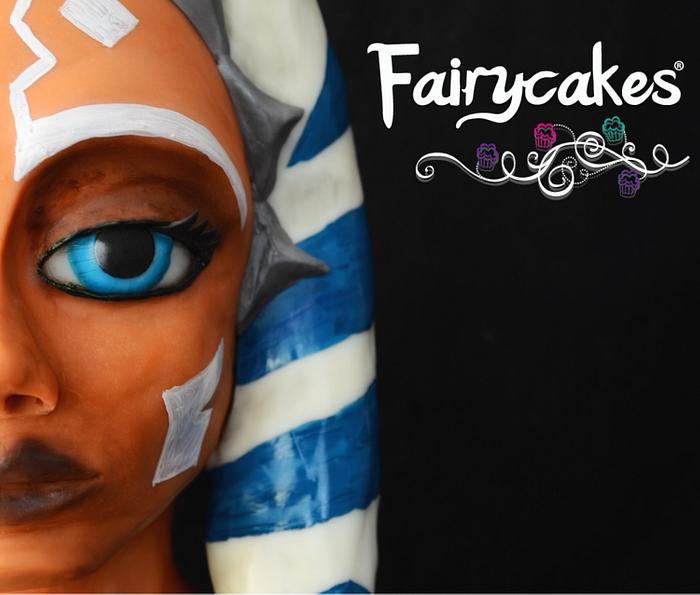 Sculpted Ahsoka Tano Cake