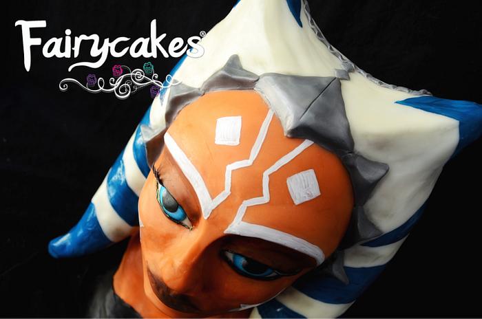 Sculpted Ahsoka Tano Cake