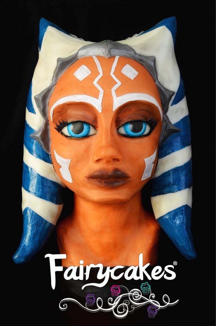 Sculpted Ahsoka Tano Cake