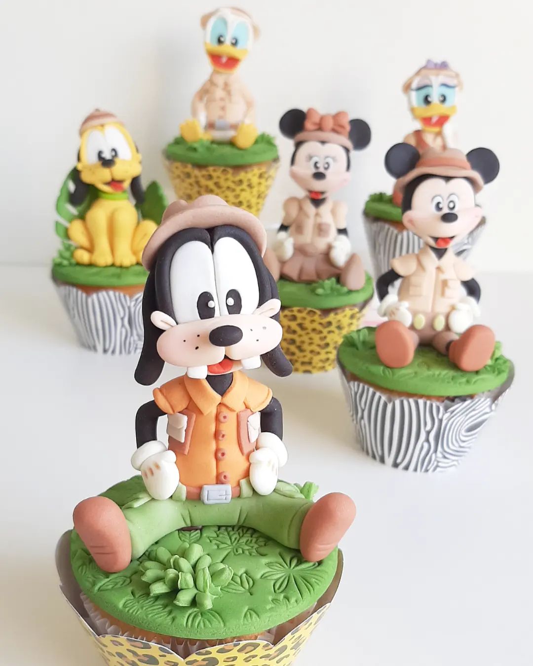 Mickey & Friends Safari Cupcakes