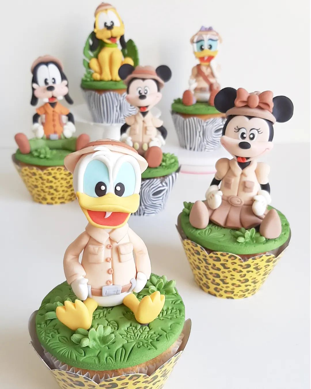Mickey & Friends Safari Cupcakes