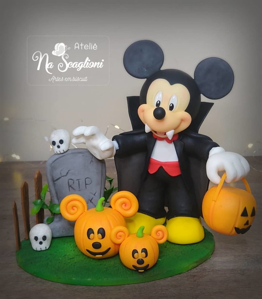 Dracula Mickey Cake Topper