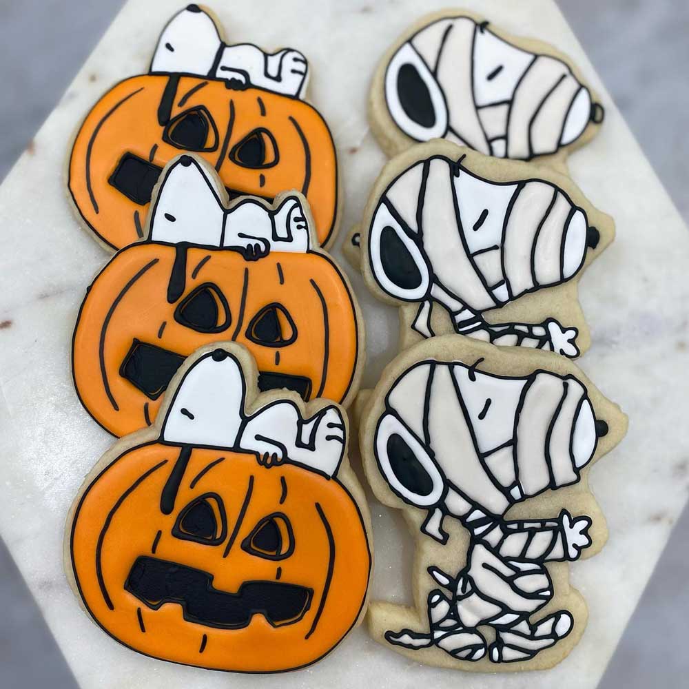 Snoopy Mummy cookies