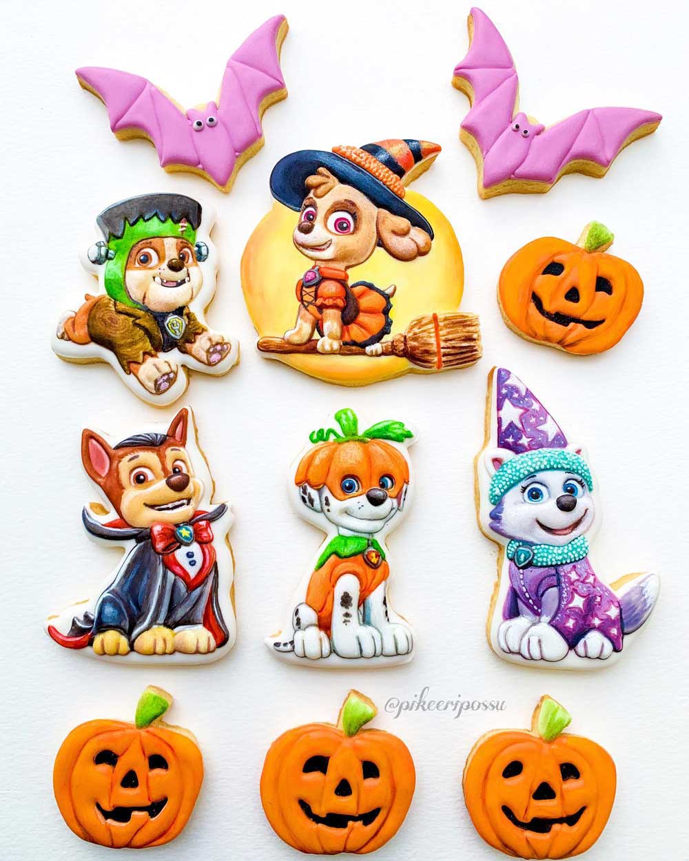 Paw Patrol Halloween Cookies
