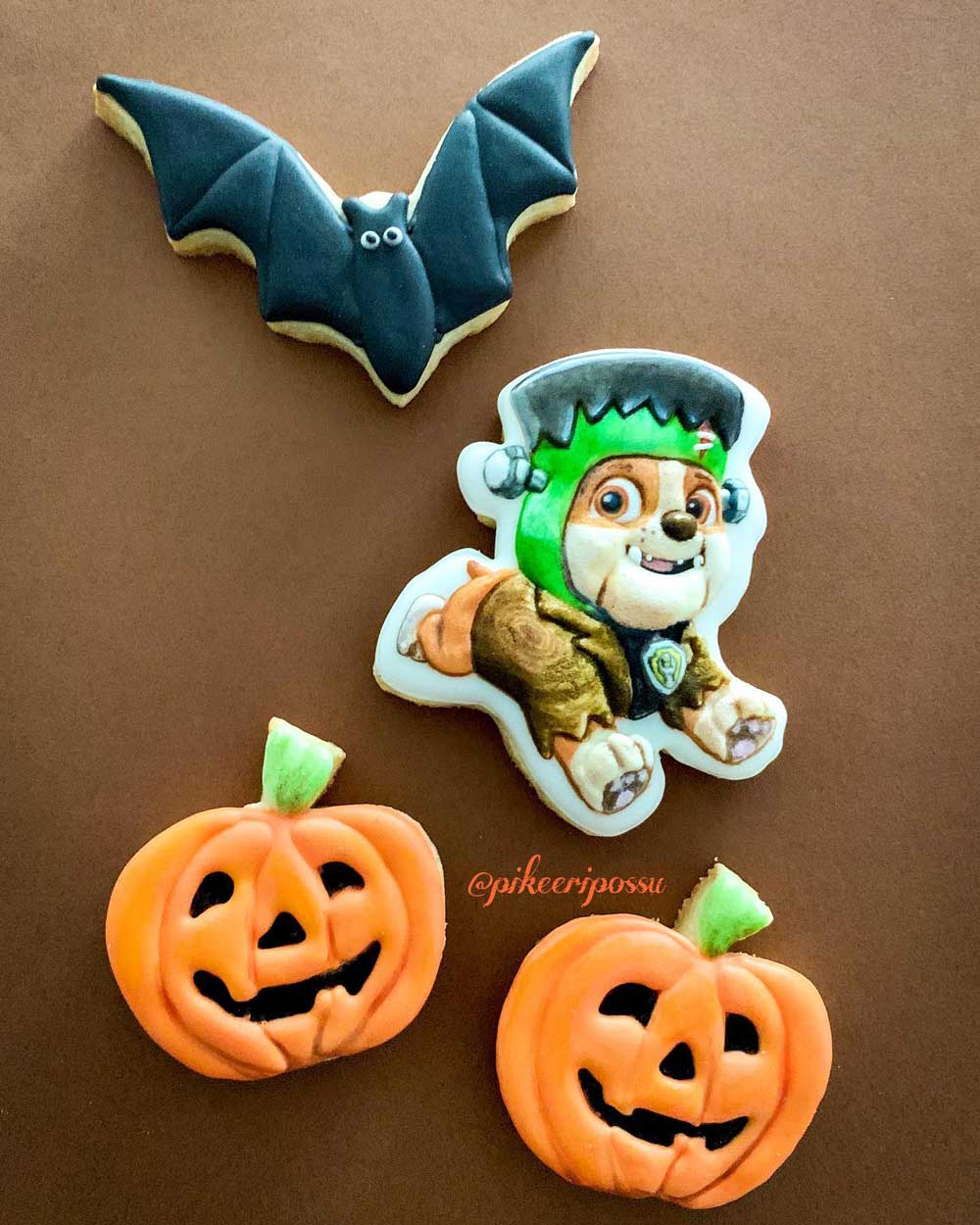 Halloween Paw Patrol Cookies