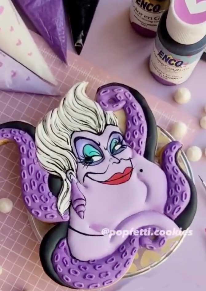 Purple Ursula Cookie