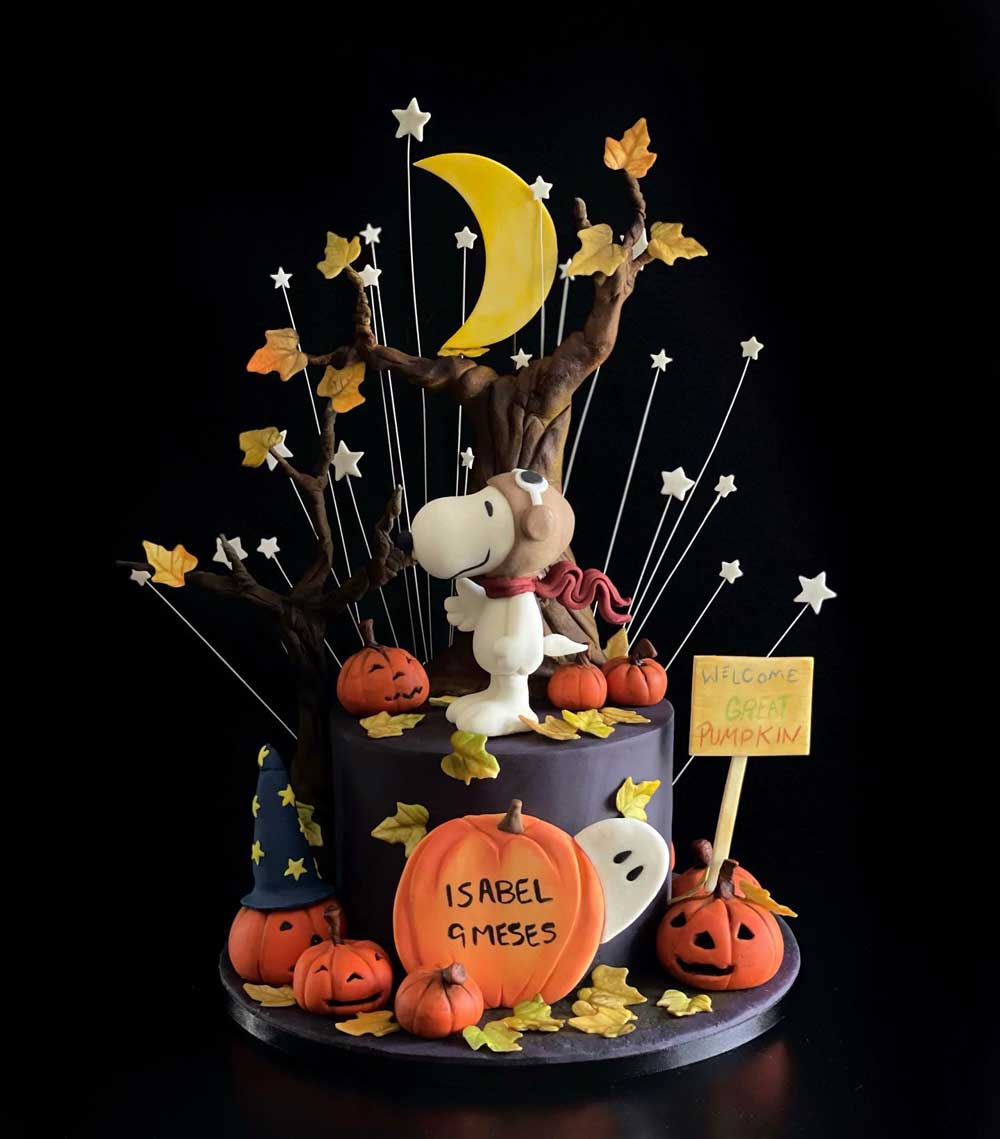 Snoopy-Halloween-Birthday-Cake