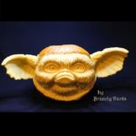 Gizmo 3-D Carved Pumpkin