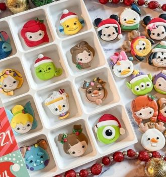 Disney Advent Calendar Cookies