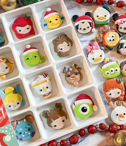 Disney Advent Calendar Cookies