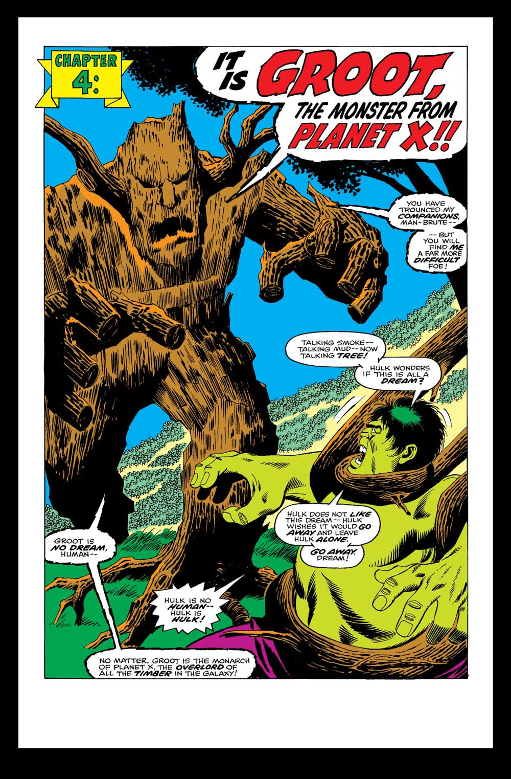 Groot vs. The Hulk