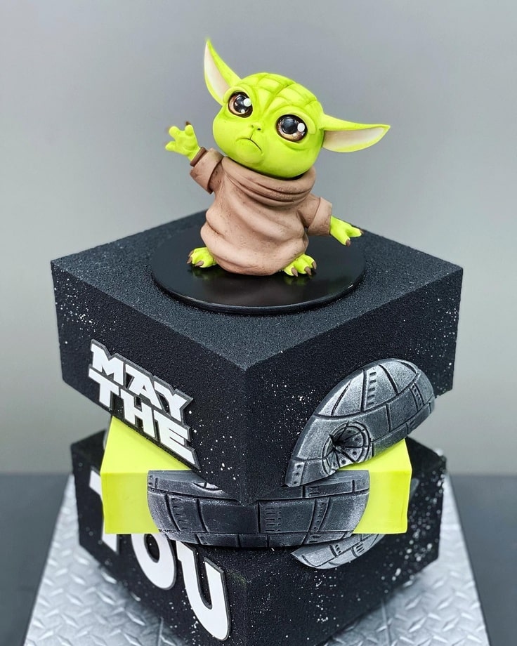 Star Wars Puzzle Cake Scrambled