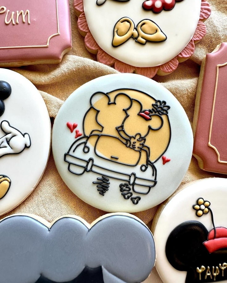 Mickey & Minnie Driving Off Into The Sunset