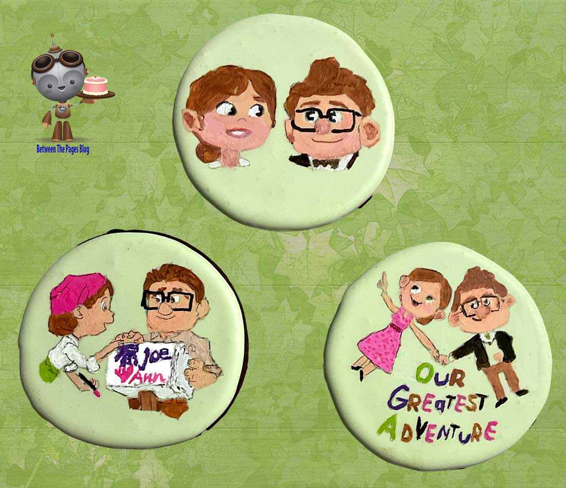 Carl & Ellie Up Wedding Anniversary Cookie