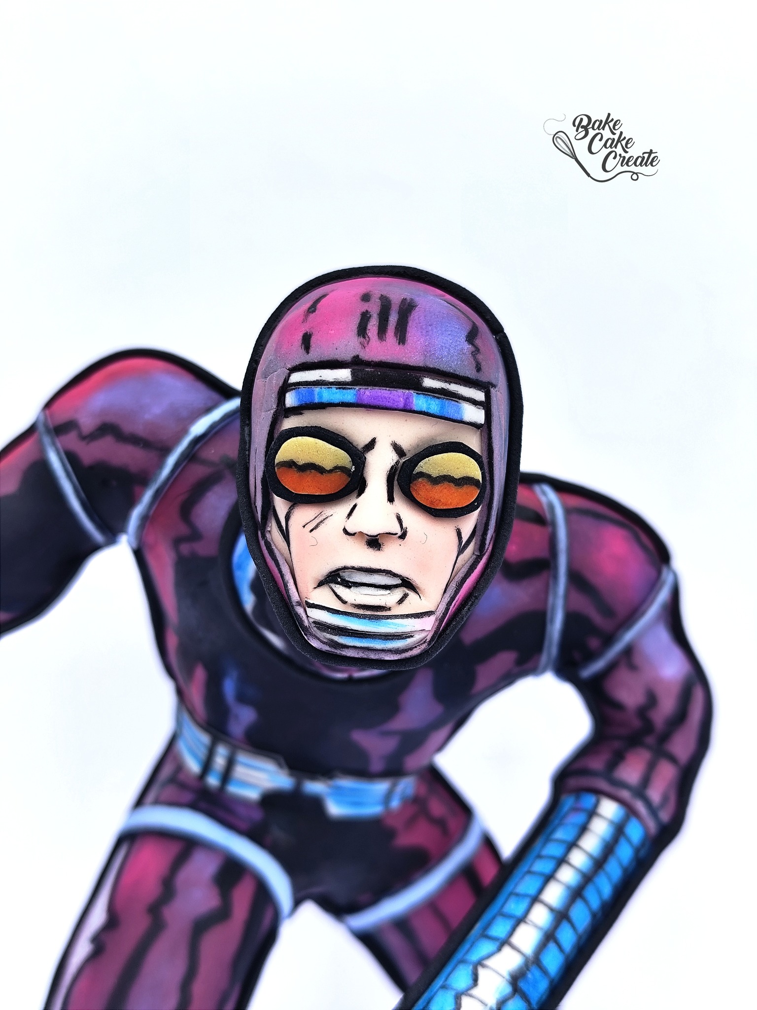This is a close-up of Machine Man where you can see his face better.