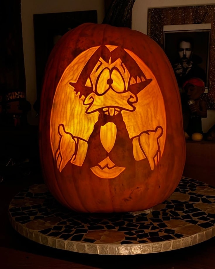 Count Duckula Pumpkin Carving