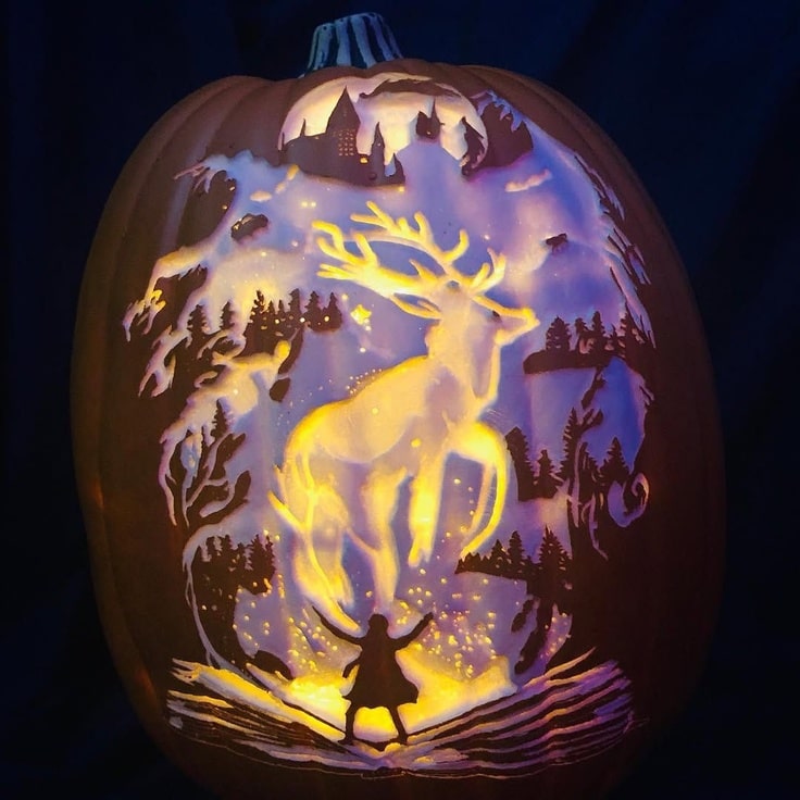 Patronus Pumpkin Carving
