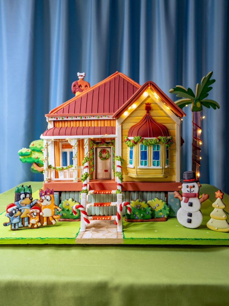 Bluey Gingerbread House