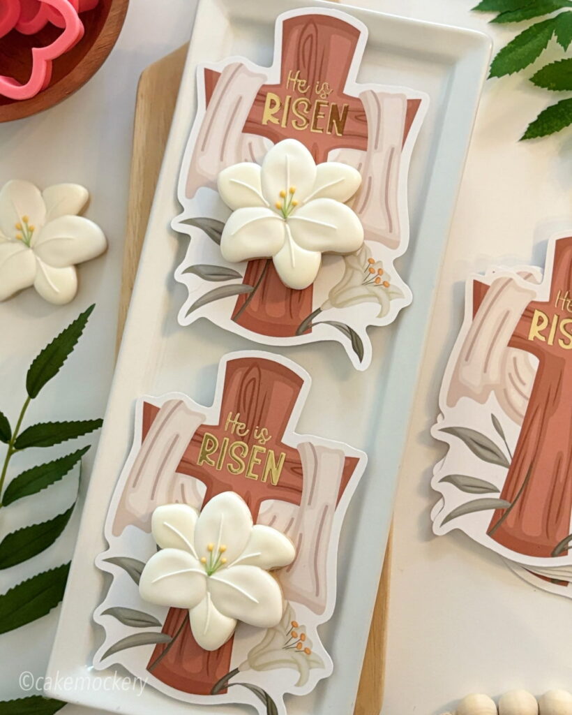 Easter Lily Cookies