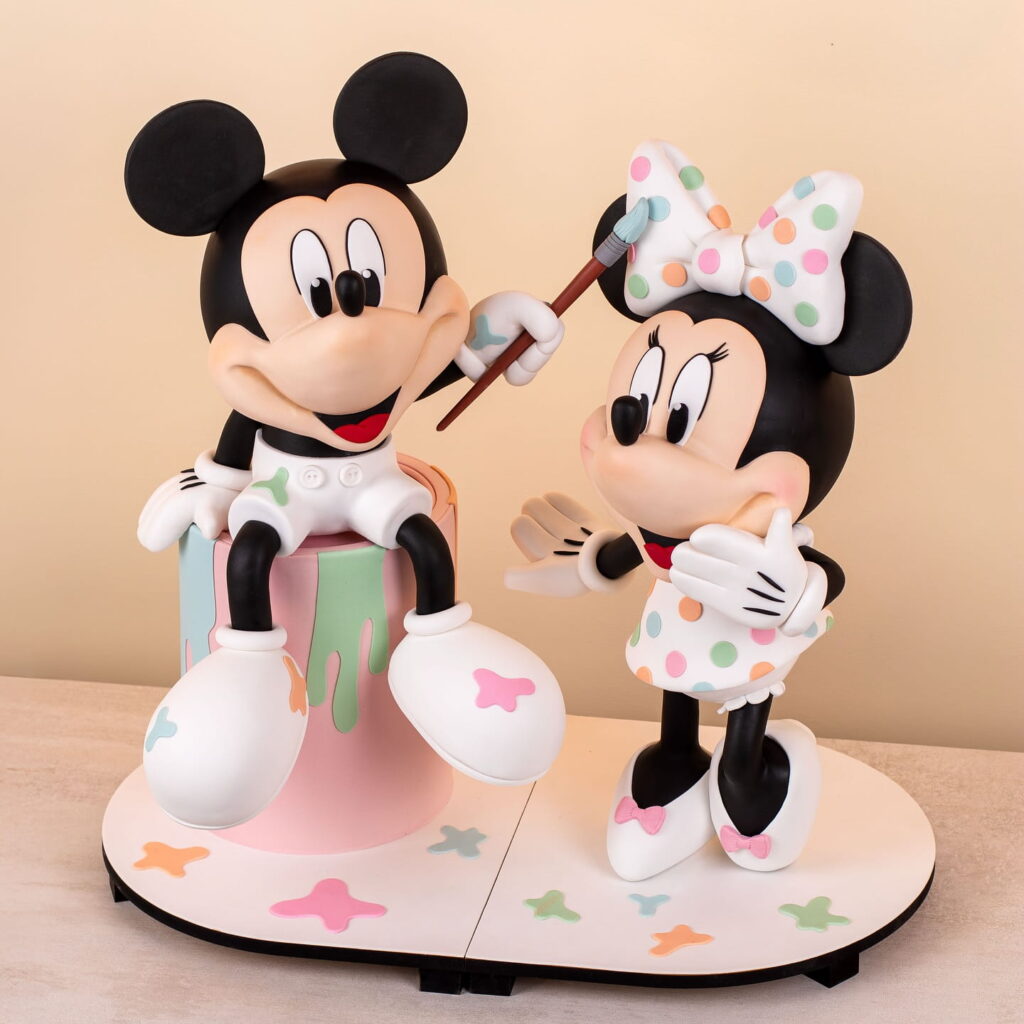 Giant Mickey & Minnie Cake