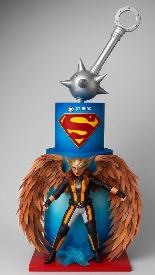 Hawkgirl Cake