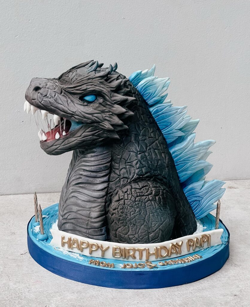 Godzilla Birthday Cake