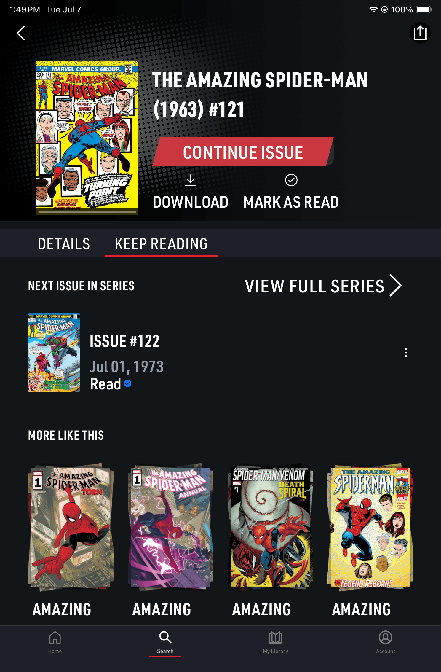Amazing Spider-Man 121
