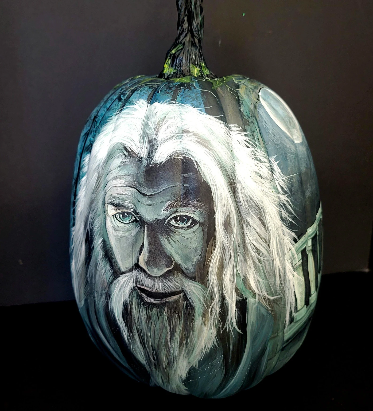 Dumbledore Painted Pumpkin