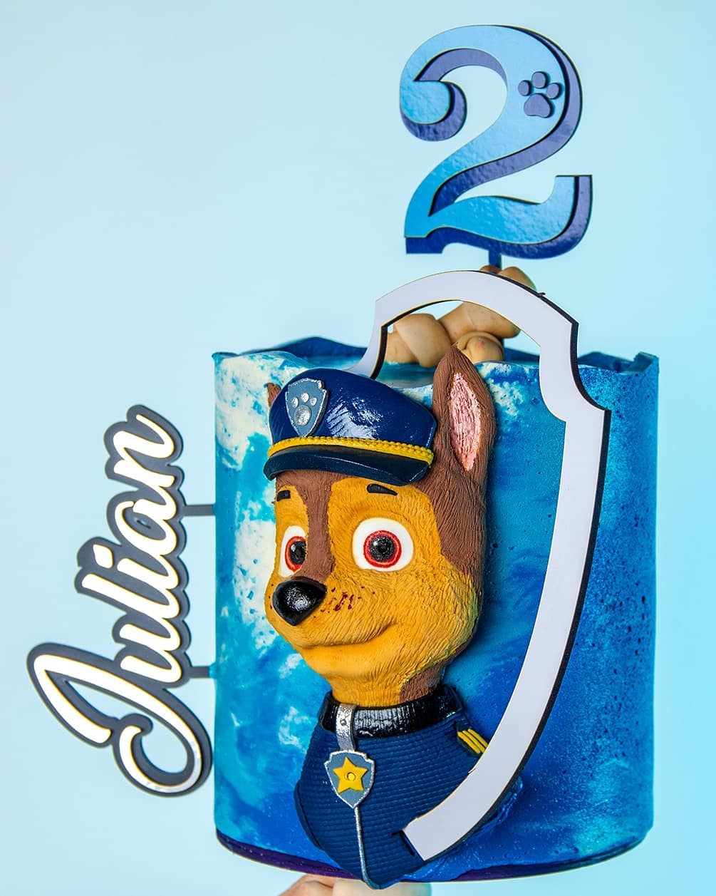 Top Cake Tier with Chase