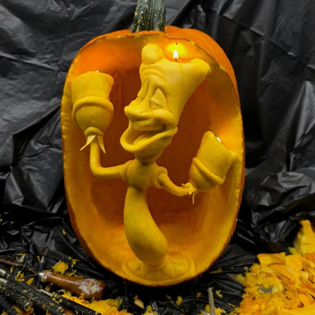 Lumiere Pumpkin Carving