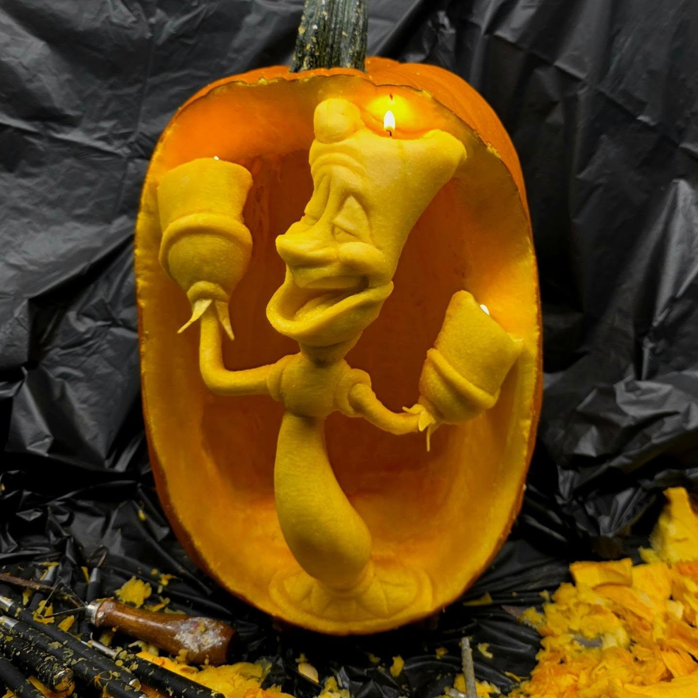 Lumiere Pumpkin Carving